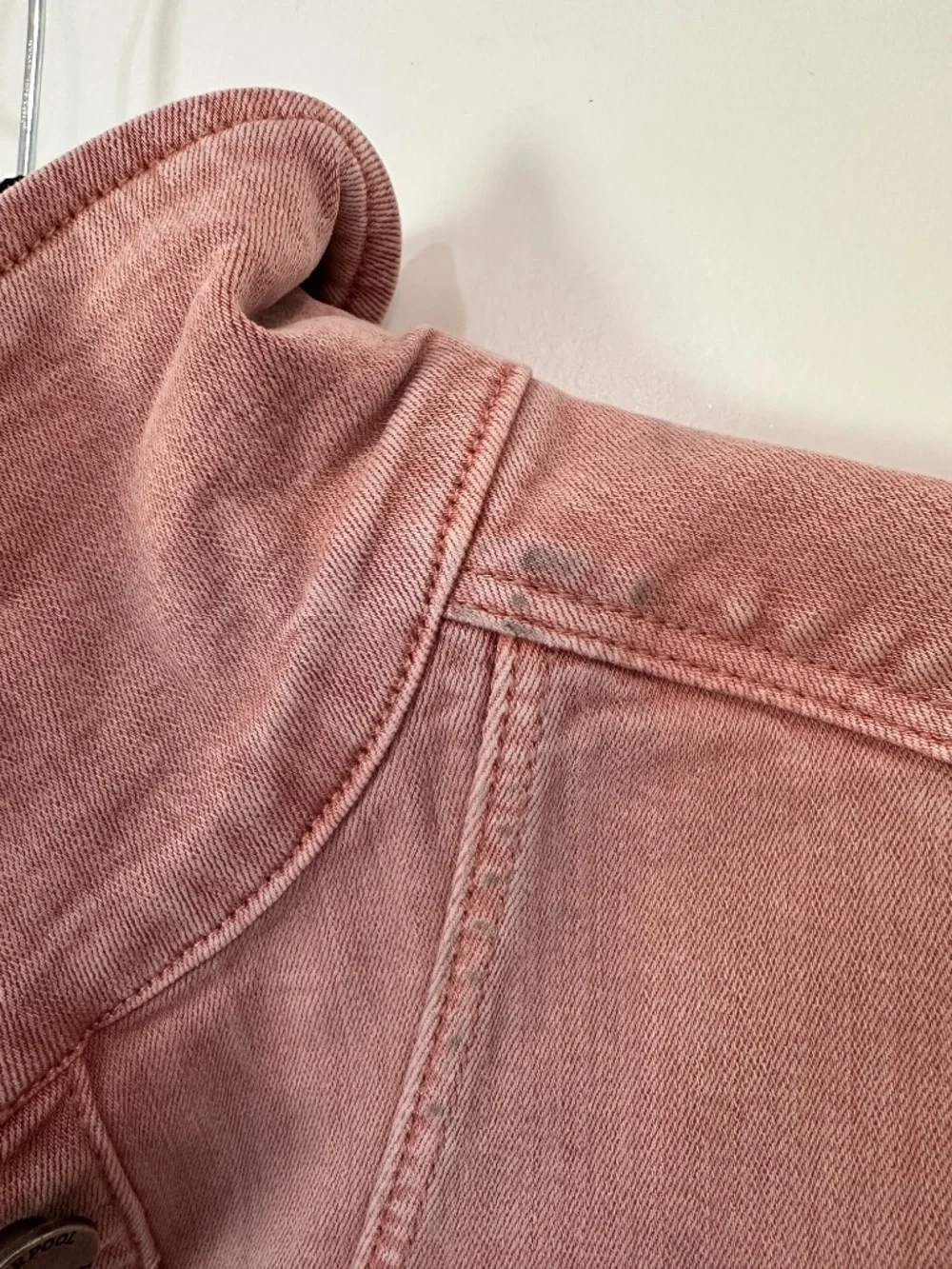 Liverpool Stretch Denim Jacket - Light Pink